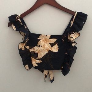 Summer Set Floral shorts and crop top